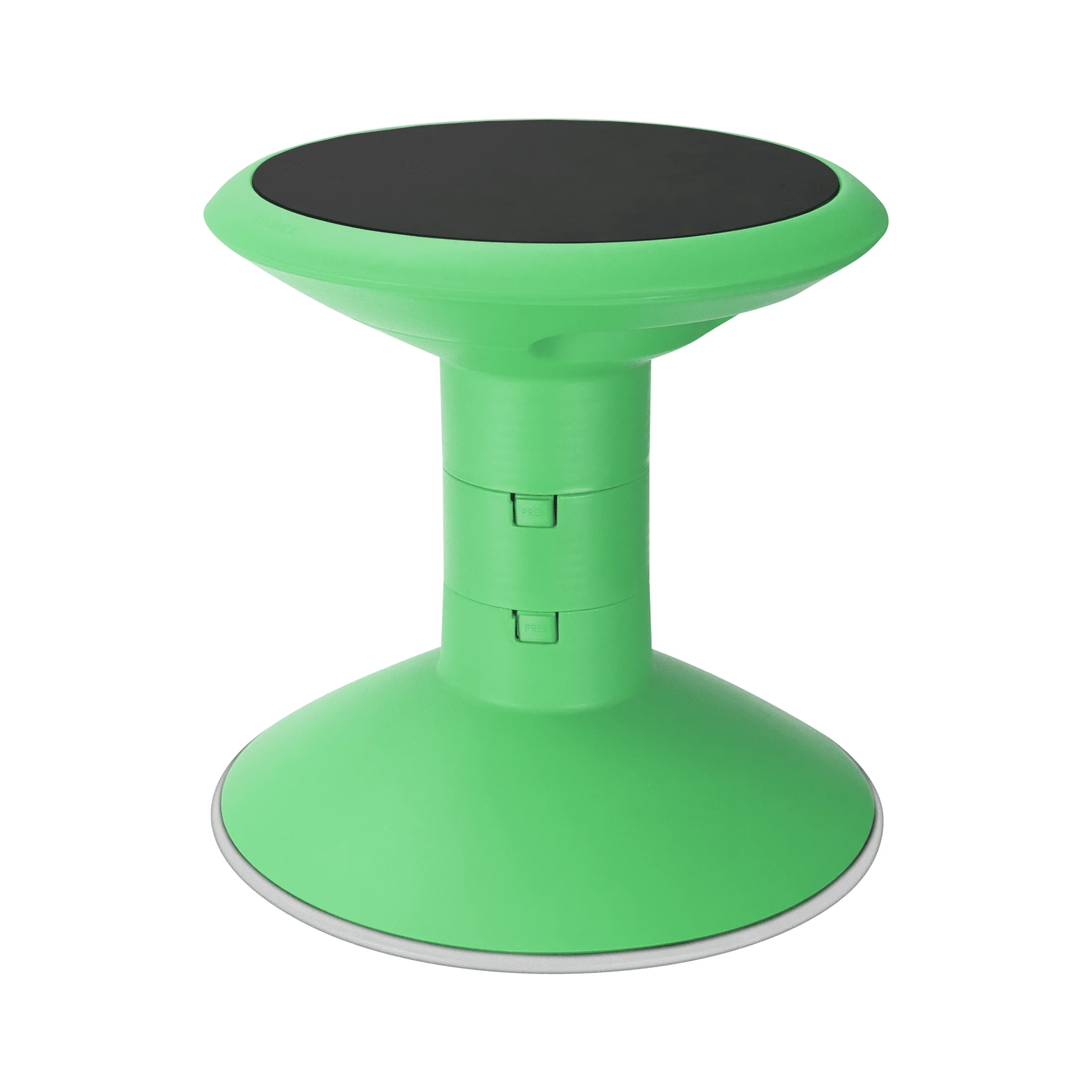Storex פלסטיק לנענע שרפרף מתכוונן 12-18 סנטימטר גובה מושב ללא משענת, ירוק