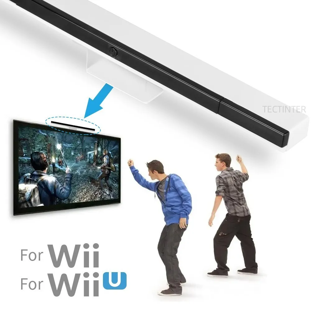 אלחוטיות אינפרא אדום IR אות חיישן קרני מקלט בר Wii Bluetooth חיישן מרחוק בר מקלט מחזיק עבור Wii