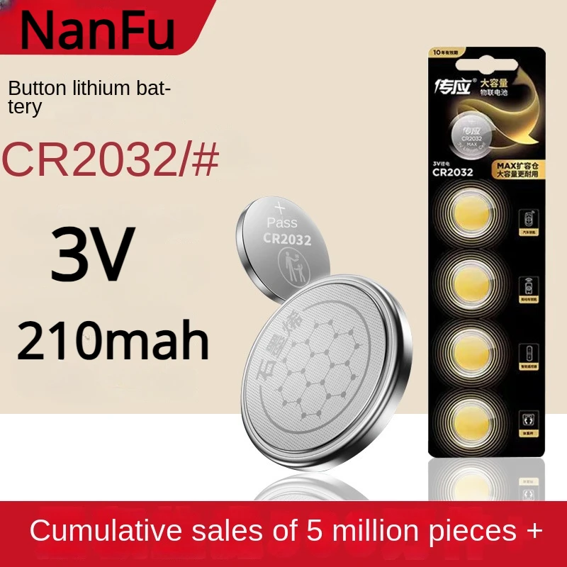 חדש CR2032 3V סוללת ליתיום סוללות כפתור cr 2032 DL2032 ECR2032 מטבע סוללות משמשים שעונים, מידה משקל cr 2032 סוללות