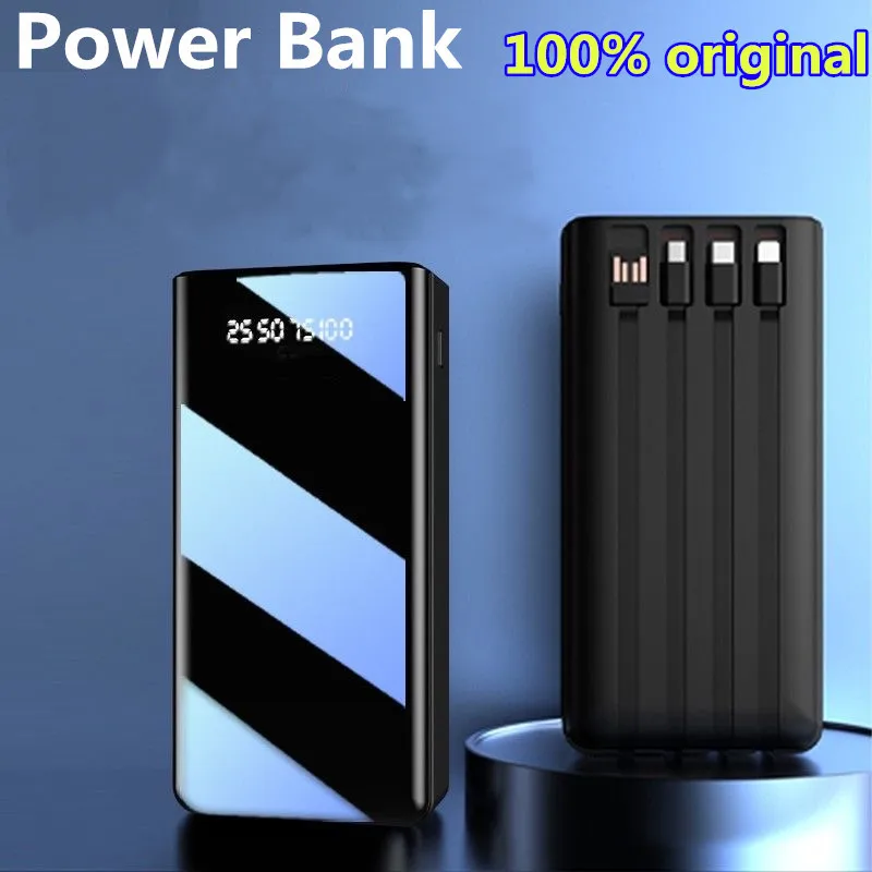 כוח חדש בנק 100000mAh TypeC Micro USB טעינה מהירה Powerbank תצוגת LED נייד סוללה חיצונית מטען עבור הטלפון tablet