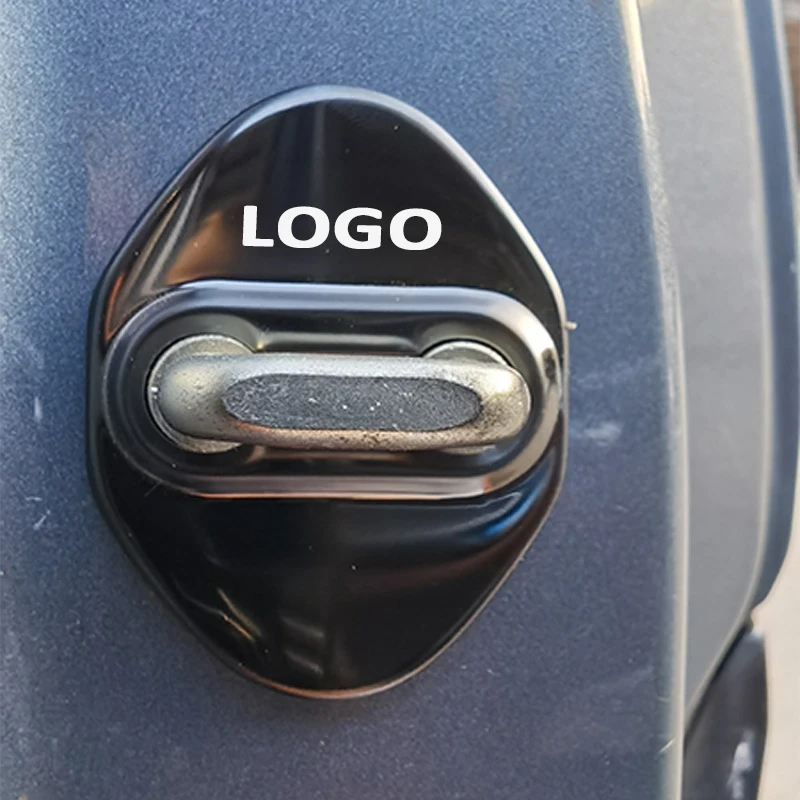 לרכב אוטומטי לנעול את הדלת להגן על כיסוי סמלי במקרה נירוסטה קישוט טויוטה קורולה 2015-2023 2022 GR GL XL אביזרים
