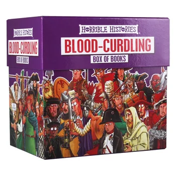 20 ספרים נורא היסטוריות דם מתהפכת הקופסה של ספרים מהאוסף המקורי באנגלית לקרוא ספרי ילדים Libros Livros