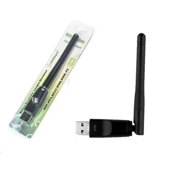 MAOIY 150MB אלחוטי כרטיס רשת RT5370 Mini USB WiFi מתאם LAN אלחוטי מקלט במחבר אנטנה 802.11 B/G/N עבור מחשב Windows