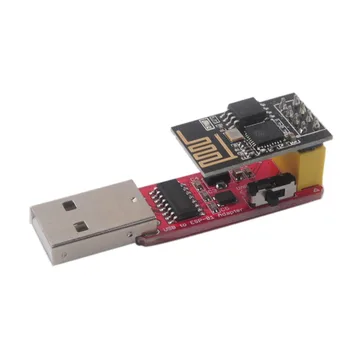 ESP-01S עם USB ESP8266 ESP-01S אלחוטית Wifi מתאם מודול Wi-Fi CH340G 4.5-5.5 V