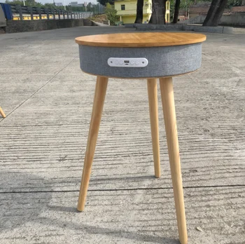 במפעל הסיטוניים מולטימדיה רב תכליתי נייד עם טעינה אלחוטית, שולחן צד קול תיבת קפה Bluetooth שולחן רמקול