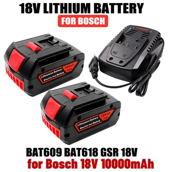 חדש 18V סוללה 6.0 אה על Bosch חשמלי מקדחה 18v נטענת Li-ion Batteryies BAT609 BAT609G BAT618 BAT618G BAT614