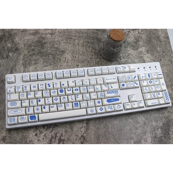 108 המפתחות Keycap סט כחול לחתום על נושא המשחק מכני מקלדת Keycaps