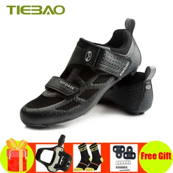 Tiebao Bicicleta Triatlon כביש רכיבה על אופניים, נעליים עבור גברים, נשים, נעילה עצמית האולטרה Spd-Sl דוושות אופניים מרוצי הכביש Scneakers