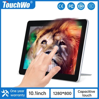 TouchWo 10.1 אינץ Pos מגע TFT אנדרואיד 11 OS תעשייתי כל אחד מחשב מסך מגע בית חכם צג מסך מגע