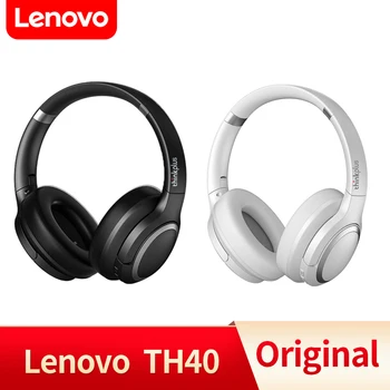 Lenovo TH40 סטריאו TWS אלחוטית Bluetooth אוזניות ספורט אוזניות HIFI נשמע חכם לביטול רעש עם מיקרופון