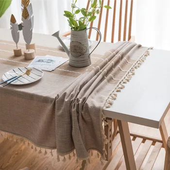 מודרני כותנה מפת שולחן תה קישוט כיסוי שולחן מטבח חתונה בחדר האוכל