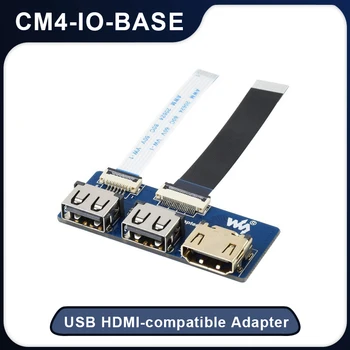 פאי פטל לחישוב מודול 4 IO לוח USB, HDMI-מתאם תואם עבור CM4-IO-בסיס התאמת FFC מחבר סטנדרטי מחבר