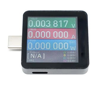 KM003C נייד USB-C טעינה מהירה הבוחן PD3.1 QC5.0 דיגיטלי מודד & מד הזרם כוח הבנק בוחן
