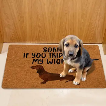 קומה דלת חדר האמבטיה מטבח מחצלת תחש אוהבי כלבים שטיח כניסה למוסך גירית חיצונית אנטי להחליק שטיח שטיח נקניק Fo A3K5