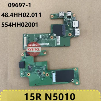 מקורי המחשב הנייד IO USB DC ג ' ק DC-ב כוח מתאם רשת תקשורת מקומית אלחוטית, כרטיס לוח DG15 IO 09697-1 על Dell Inspiron 15R N5010 המחברת
