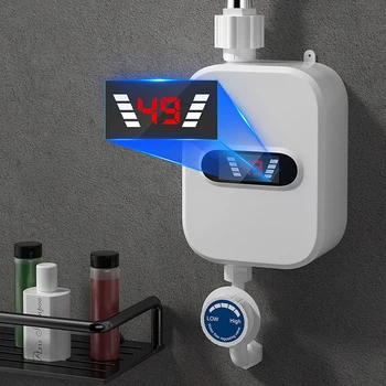 3500W מיידית דוד מים חשמלי חימום מהיר מיני חשמליים קטנים למטבח האוצר thermostatic מקלחת מקלחת להגדיר