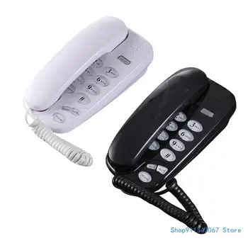 קומפקטי טלפון הקיר המתקשר טלפון קבוע הקווי עבור המשרד הביתי מלון זרוק משלוח