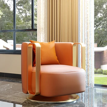 טרקלין המשרד סלון כסאות ניידים מודרניים מבטא ספה יהירות הכיסא נורדי עצלן יוקרה נוח ריהוט ספריית WWH40XP