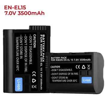 1-5Pack של EN-EL15 7.0 V 3500mAh סוללות ניקון D850,D7500,1 V1,D500,D600,D610,D750,D800,D810,D810A,D7000 מצלמה SLR דיגיטלית