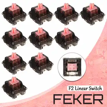 Feker 110 יח ' 3 Pin סמוקי ליניארי מתגים פום גזע מקלדת מתג מכני מקלדת התאמה אישית של DIY גיימר Keycap מתגים
