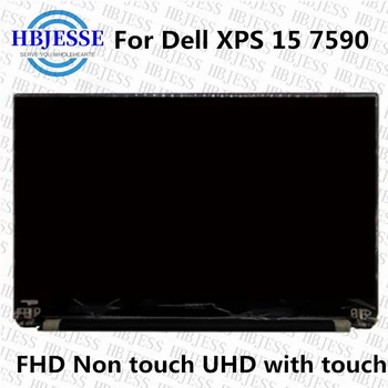 המקורי כסף עבור Dell XPS 15 7590 דיוק 5540 P56F P56F003 תצוגת LCD מסך מגע הרכבה מלאה עם צירים