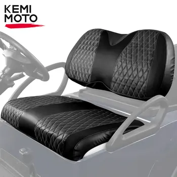 KEMIMOTO עגלת גולף דיימונד PU כיסויים עבור מועדון הרכב תקדים, קצב ואילך עבה עגלת גולף כיסוי מושב לנשימה שחור