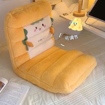 עצלנים ספת מעונות המיטה כרית משענת הכיסא המתקפל טאטאמי המושב. חלונות חדר השינה בקומה קריאה כרית