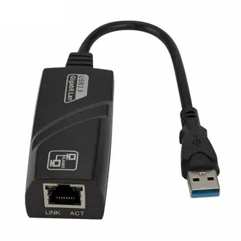 קווי USB 3.0 ל-Gigabit Ethernet RJ45 LAN (10/100/1000) Mbps מתאם רשת Ethernet כרטיס רשת למחשב