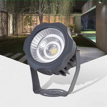 חיצונית זרקורים 30W/20W/10W LED עמיד למים עץ דשא מנורת חשמל גבוהה סיבוב קלח נקודת אור אולטרה בהיר זרקורים