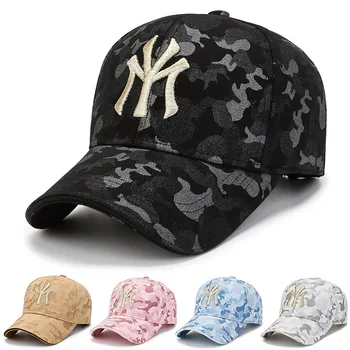 אופנה נשים גברים כובעי בייסבול אביב סתיו זכר נקבה הסוואה כובעי Snapback שחור מזדמנים ספורט כובעים כובע לגברים נשים