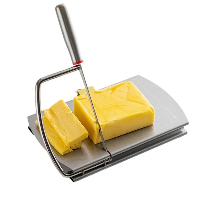 בלוק גבינה מבצעה נירוסטה חמאה חיתוך כלי קרש חיתוך עם יניקה גאדג ' טים למטבח עבור חיתוך בלוק גבינה
